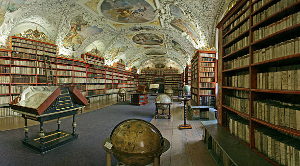 Prague — matematical hall of the Strahov convent library